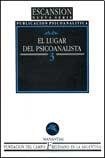 LUGAR DEL PSICOANALISTA. EL  ESCANSION 3, 