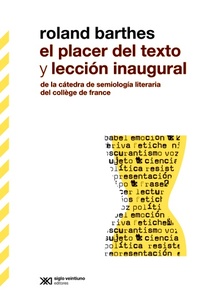 PLACER DEL TEXTO Y LECCION INAUGURAL, EL